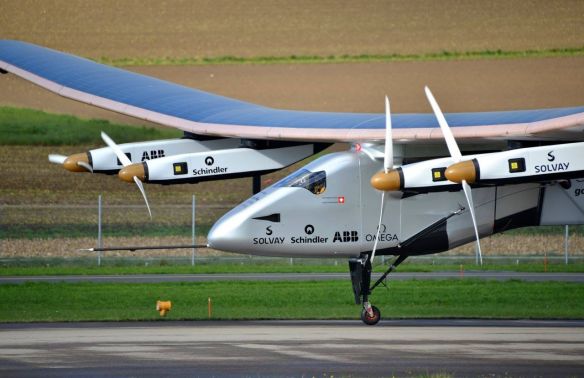 Solar Impulse 2 im November 2014 in Payerne 