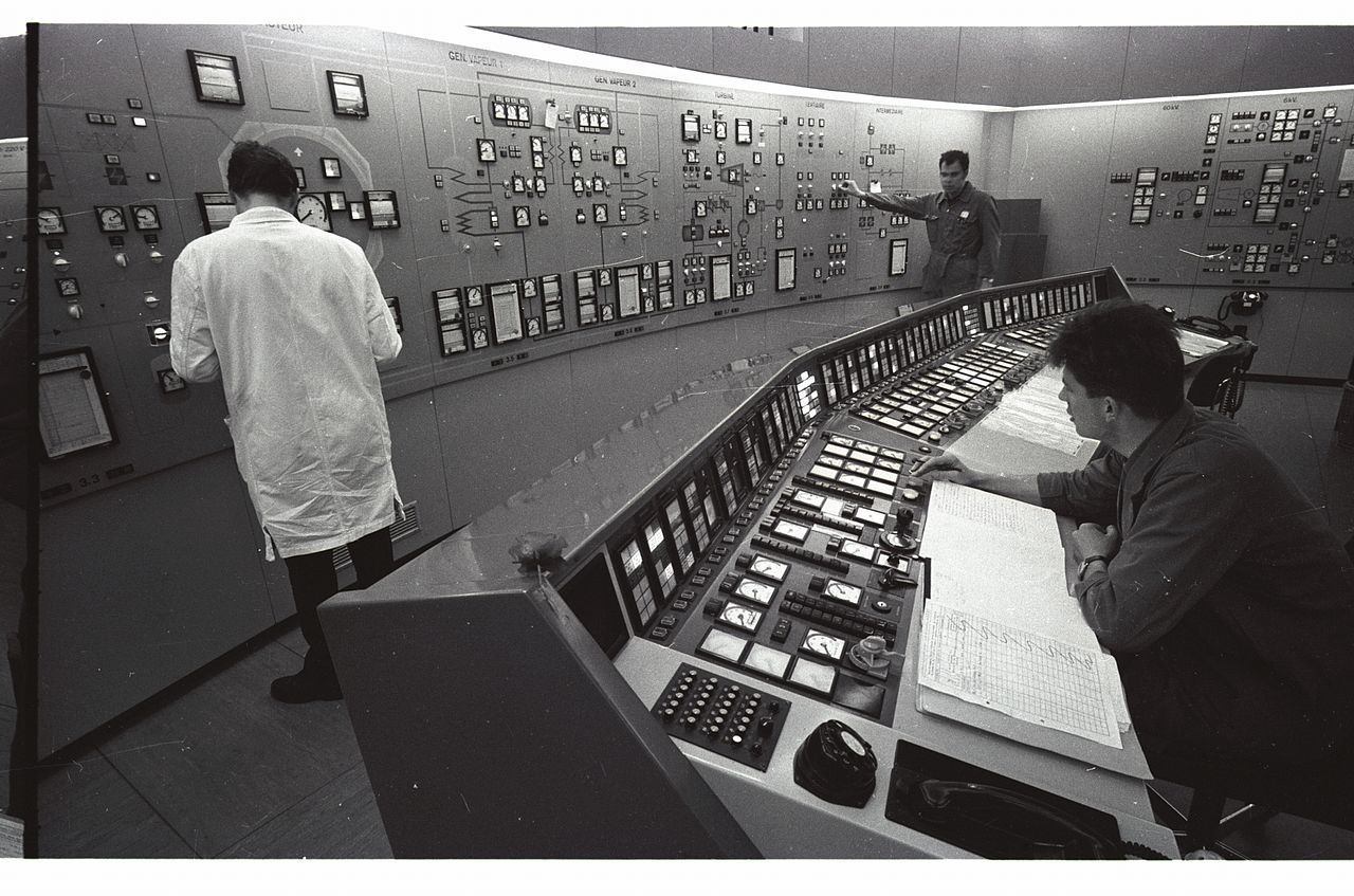 Leitstand Atomkraftwerk Lucens Schweiz