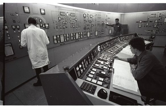 Leitstand Atomkraftwerk Lucens Schweiz